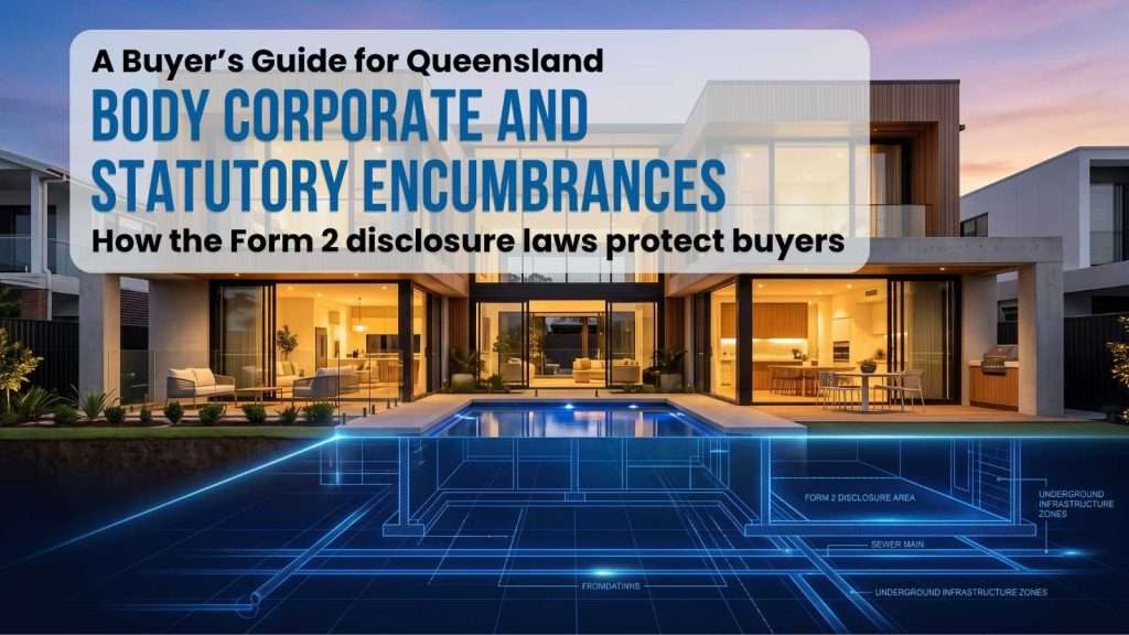 Body Corporate and Statutory Encumbrances Brisbane