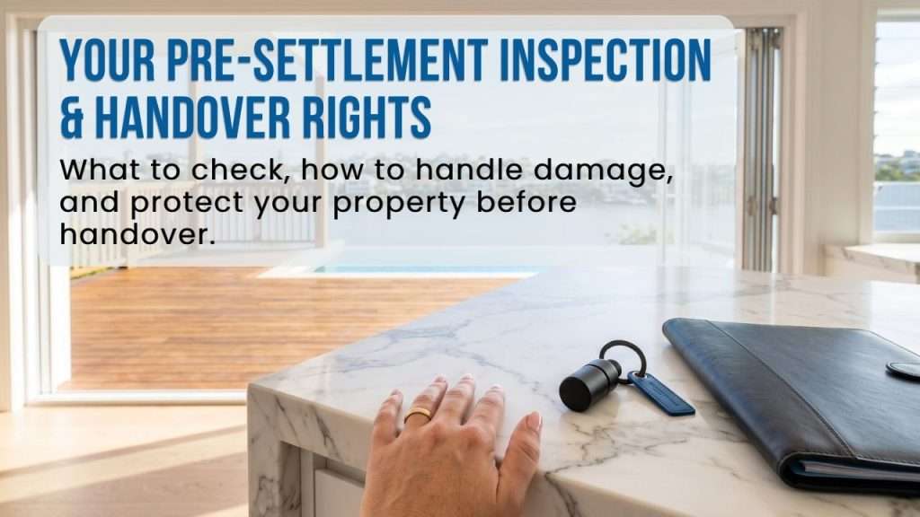 pre-settlement inspection rights